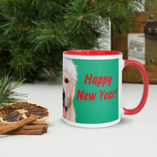 Christmas Mug with Color Inside