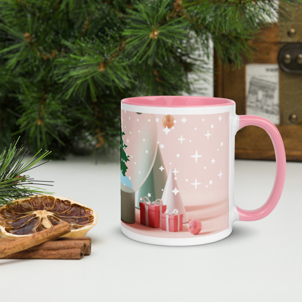 Christmas Mug with Color Inside