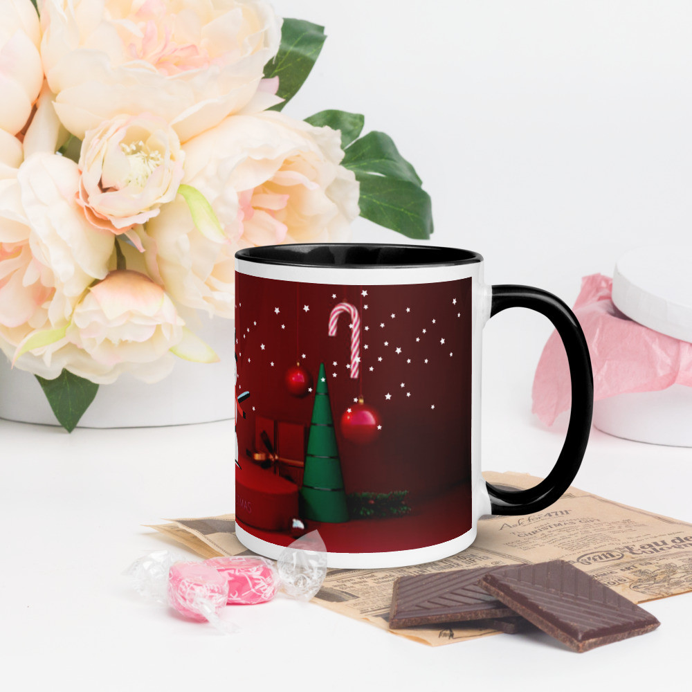 Christmas Mug with Color Inside