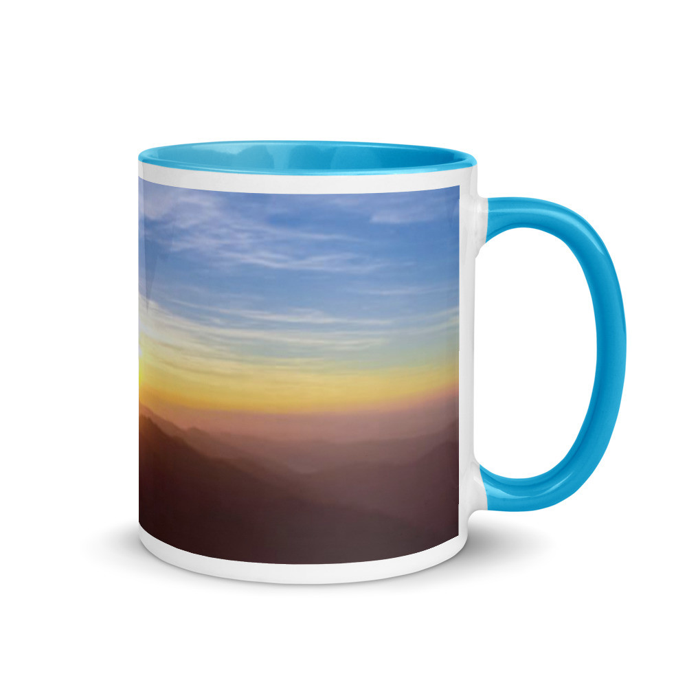 Landscape Mug with Color Inside