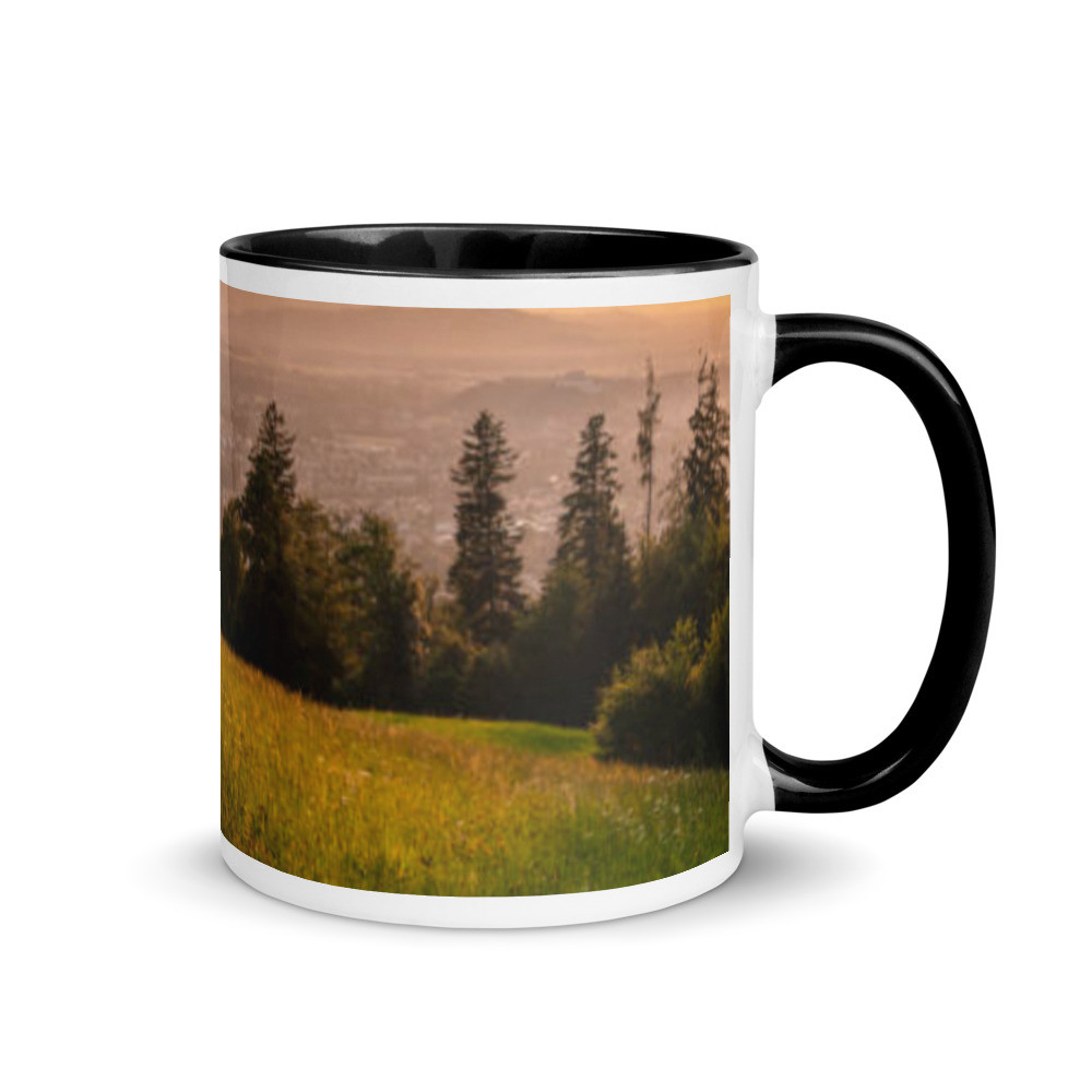 Landscape Mug with Color Inside