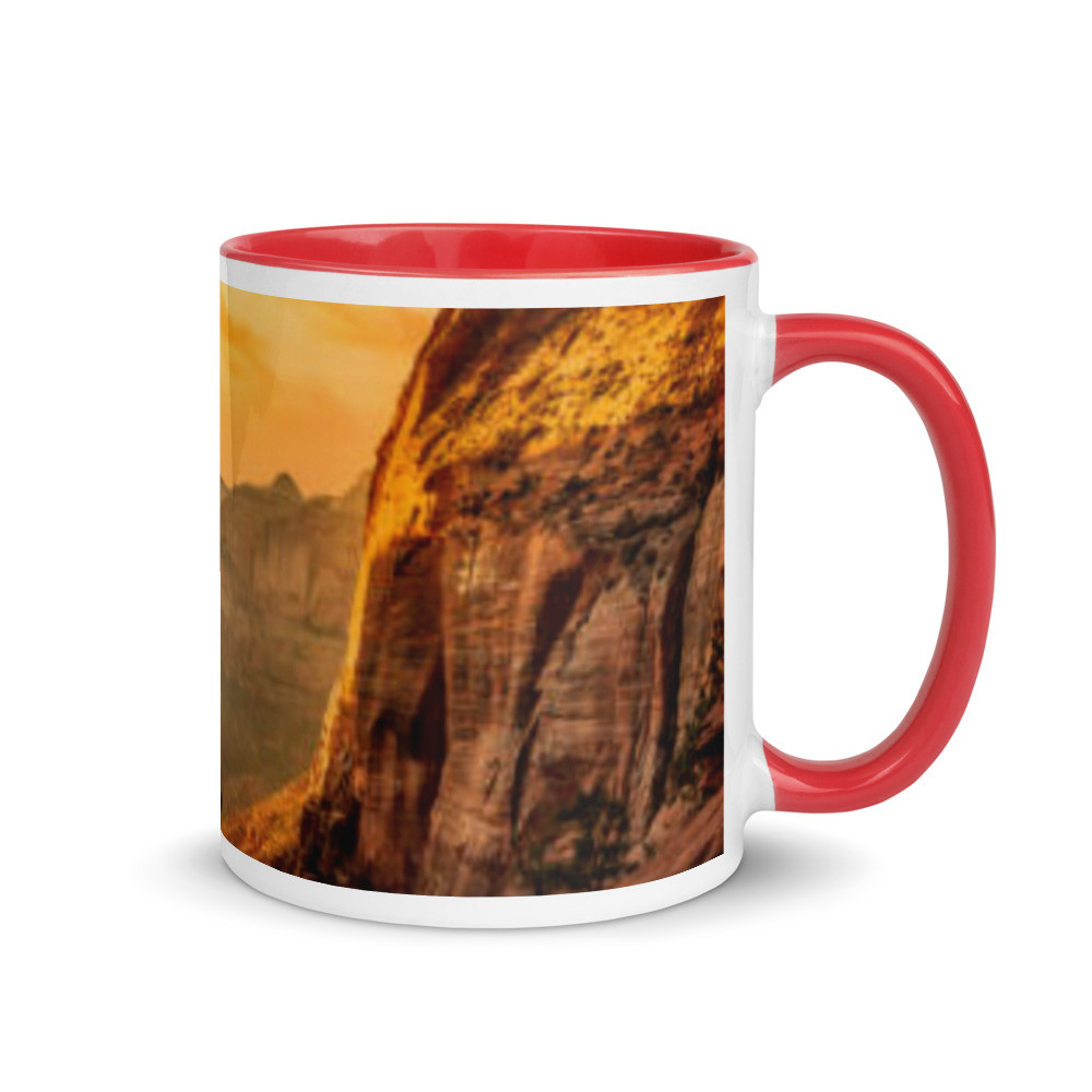 Landscape Mug with Color Inside