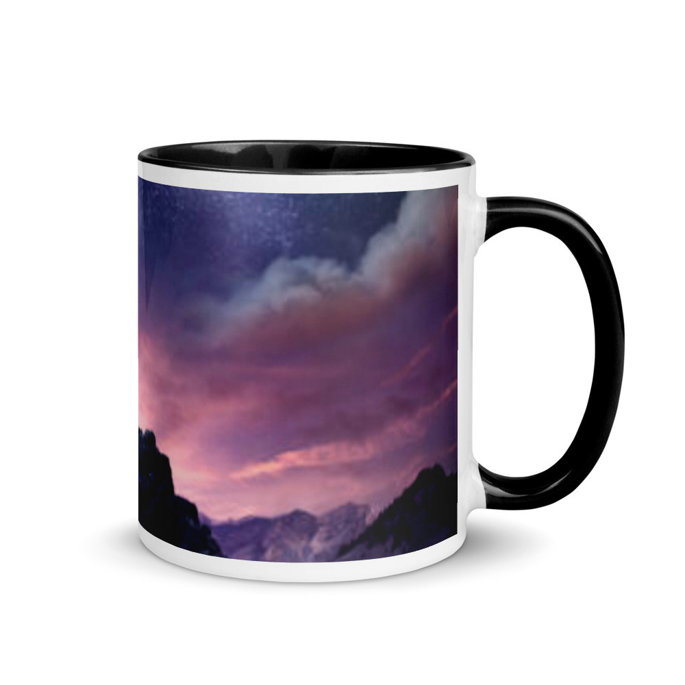 Landscape Mug with Color Inside