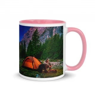 Landscape Mug with Color Inside