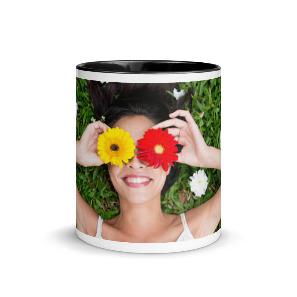Landscape Black Mug