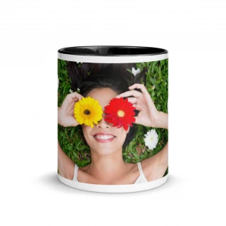Landscape Black Mug