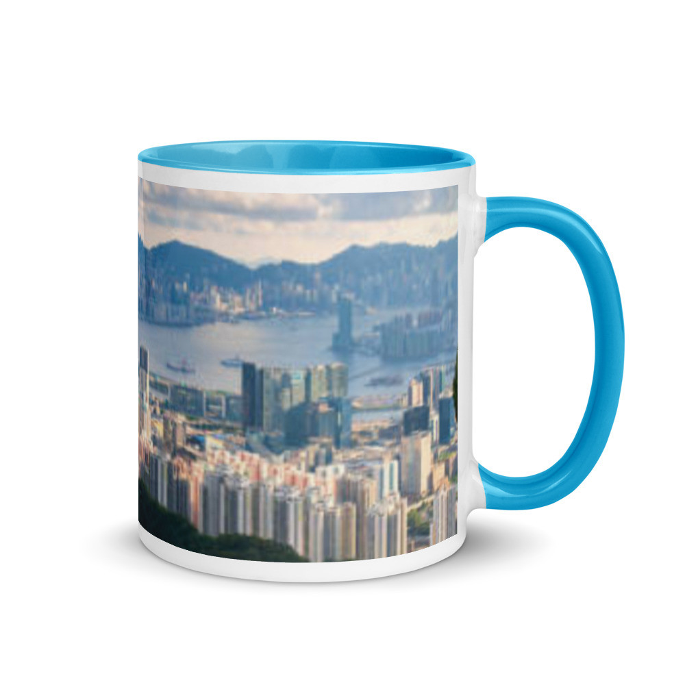 Landscape Mug with Color Inside