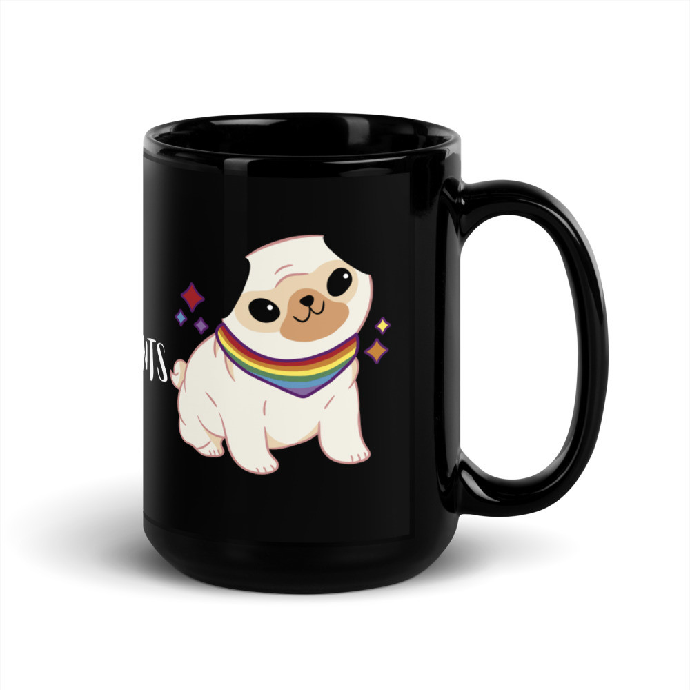 Pets Black Mug