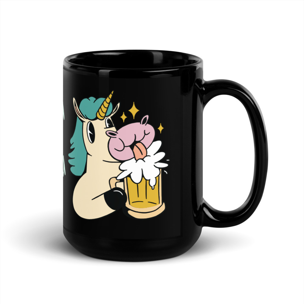 Pets Black Mug