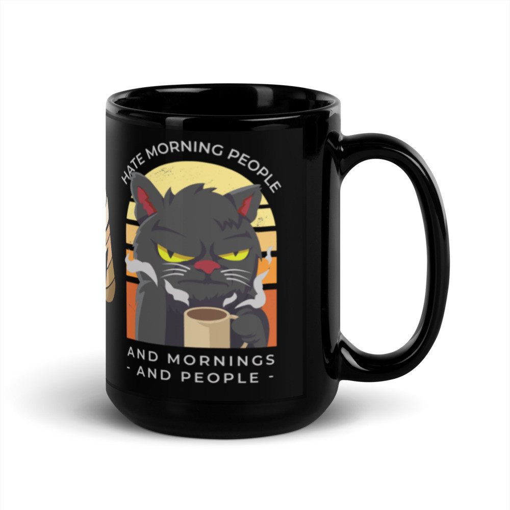 Pets Black Mug