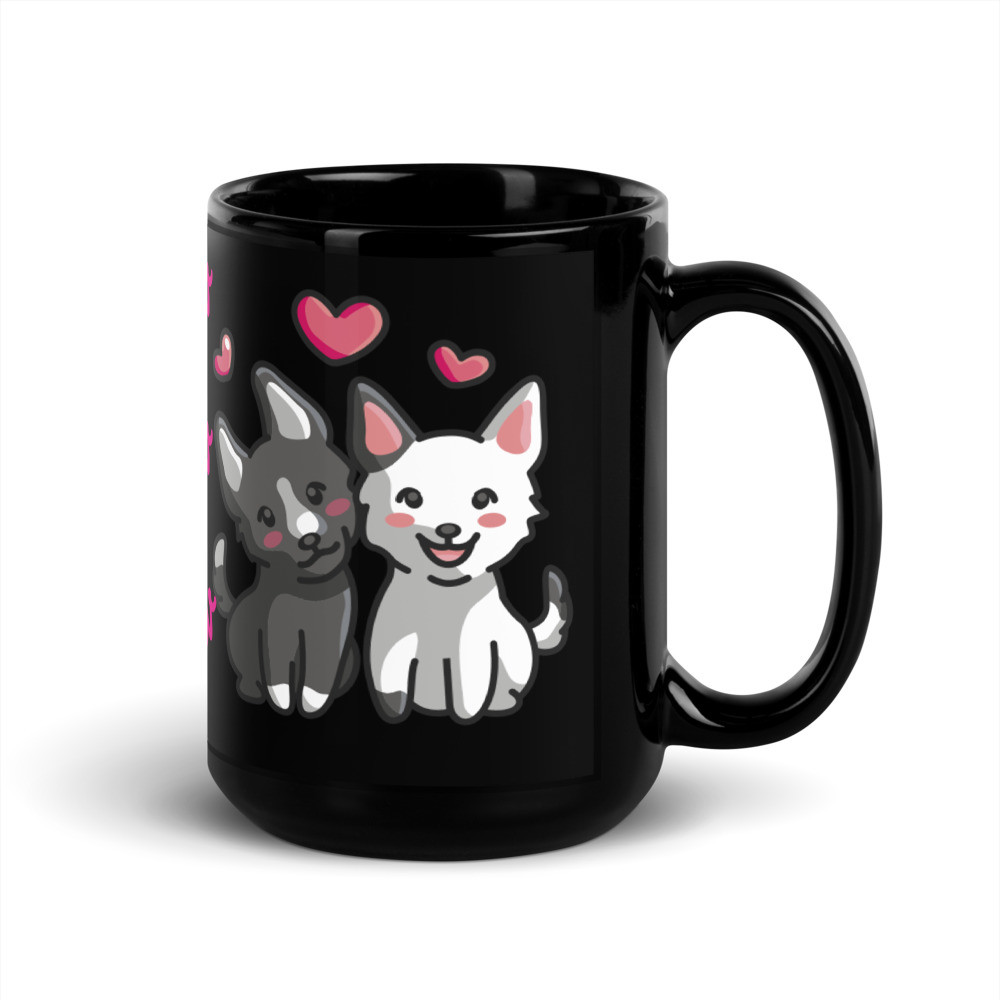 Pets Black Mug