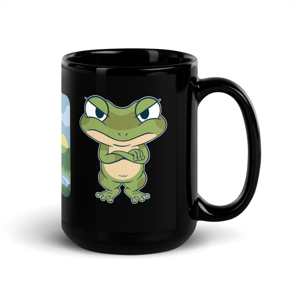 Pets Black Mug