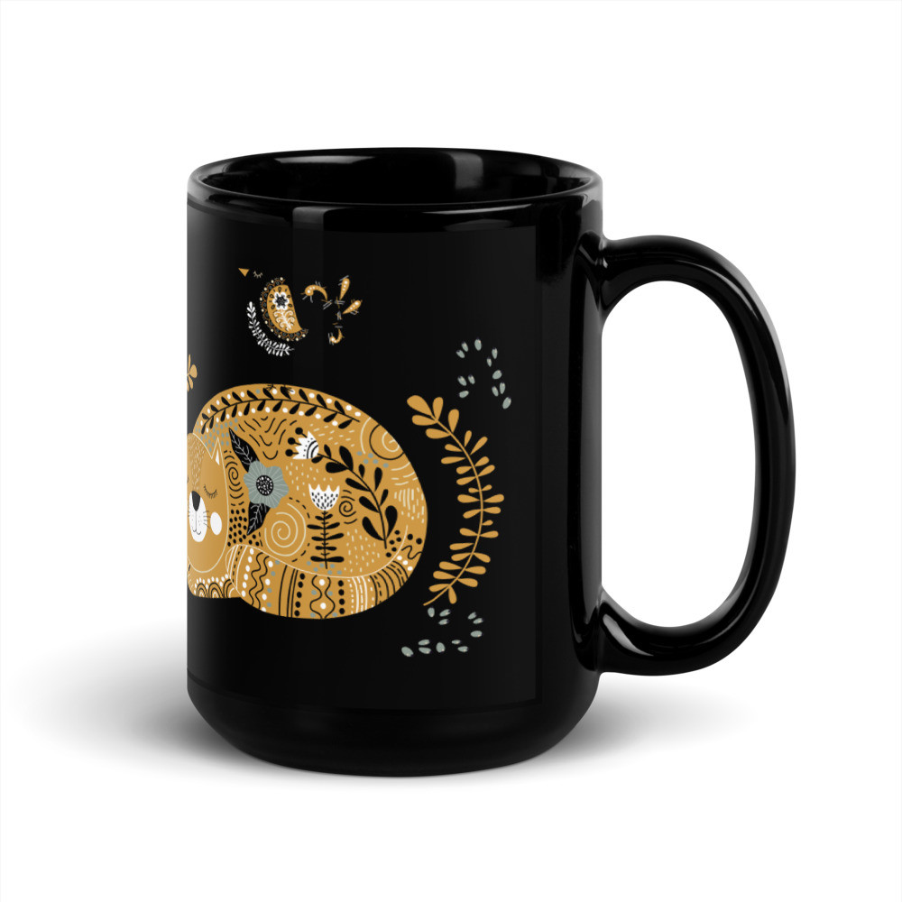Pets Black Mug