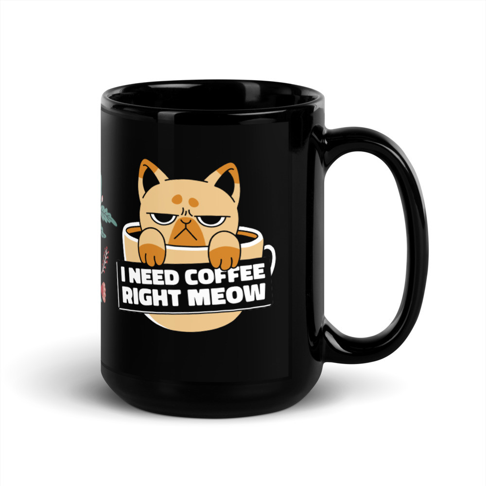 Pets Black Mug