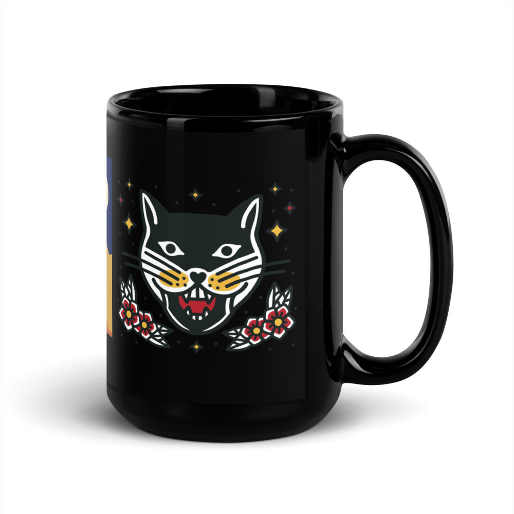 Pets Black Mug