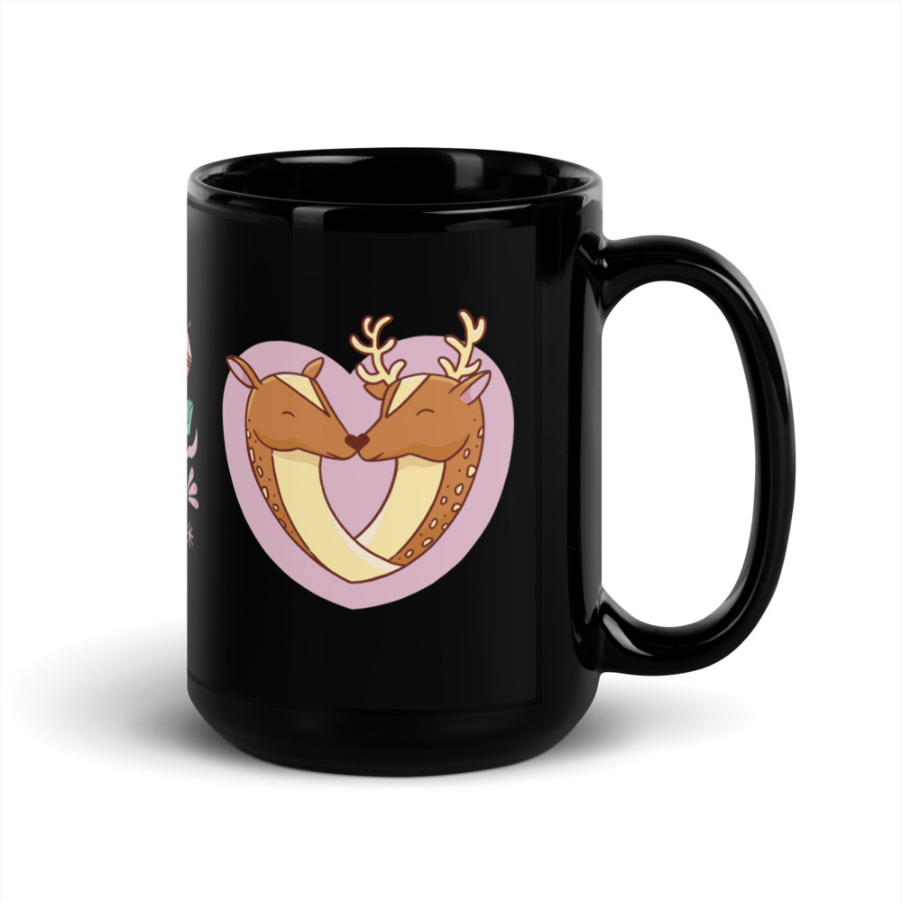 Pets Black Mug