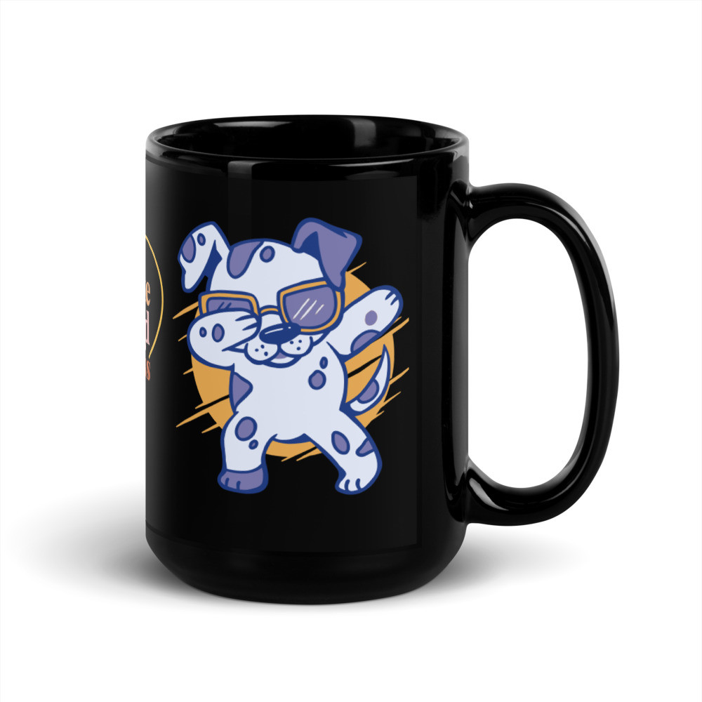 Pets Black Mug