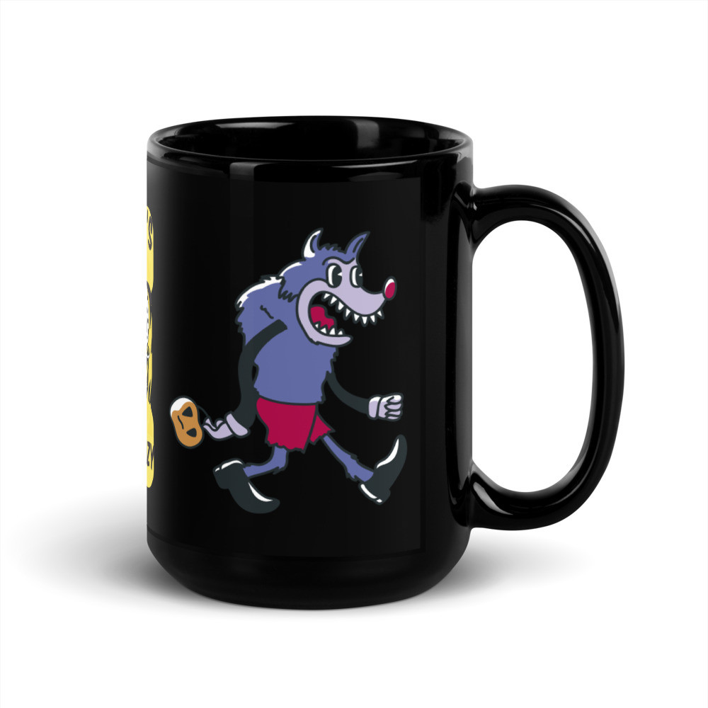Pets Black Mug