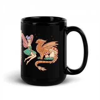 Pets Black Mug