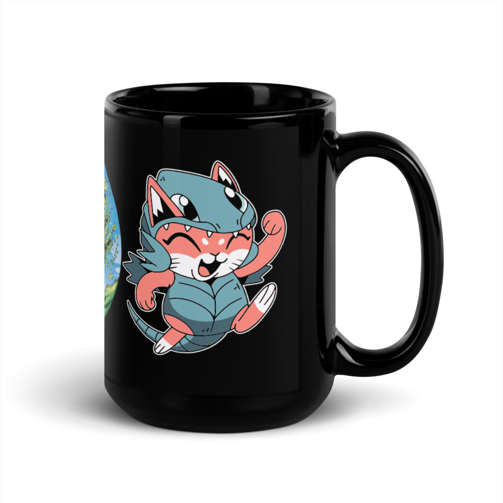 Pets Black Mug