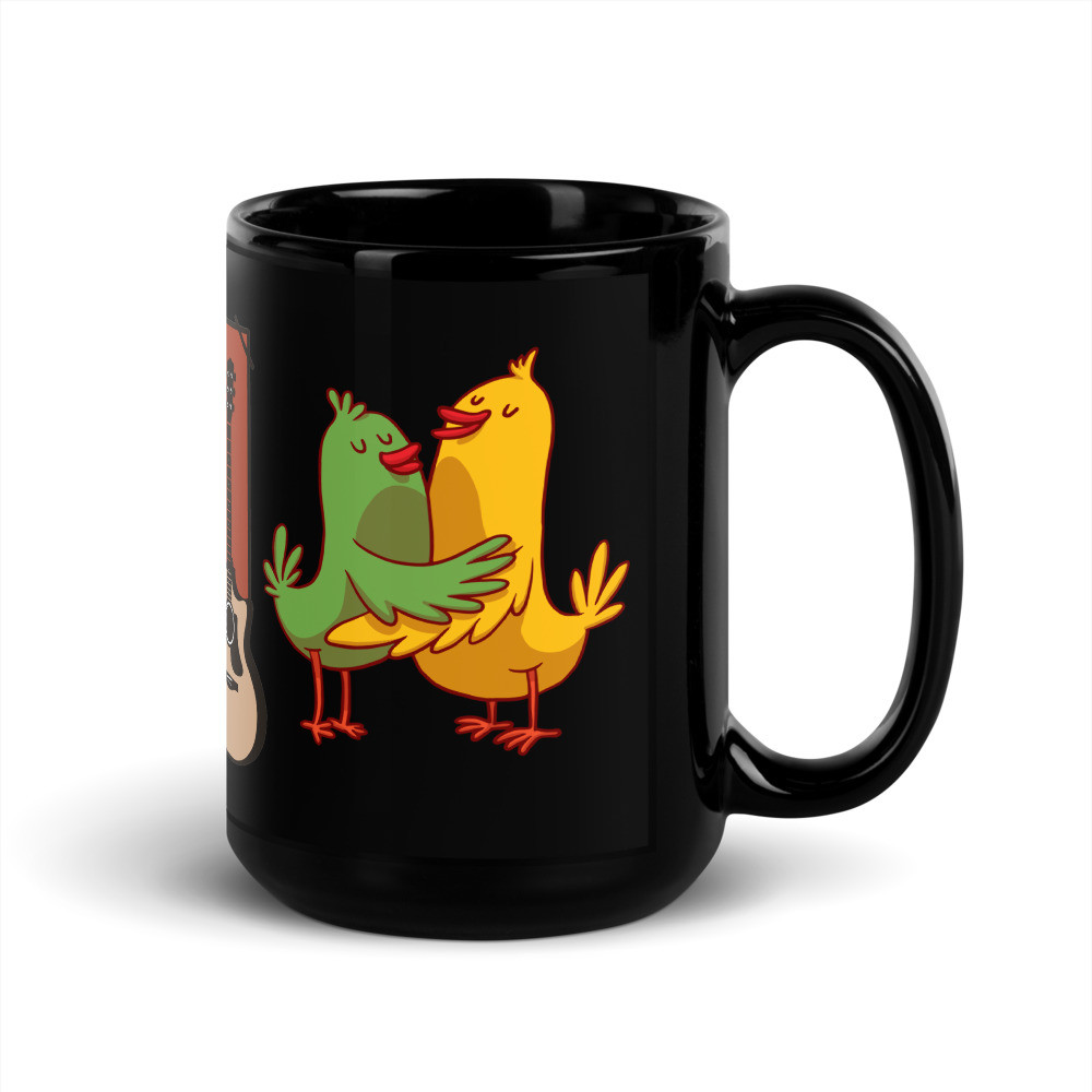 Pets Black Mug