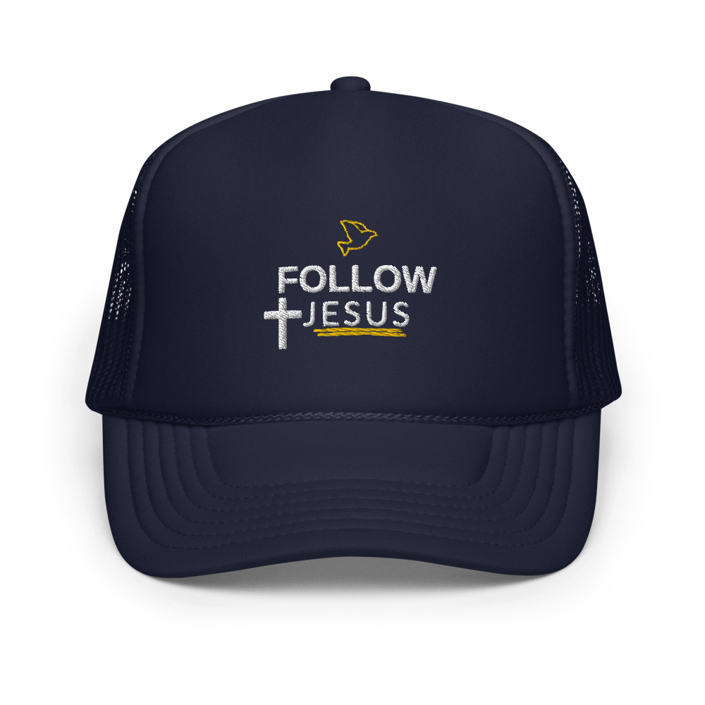 Follow Jesus Trucker Hat