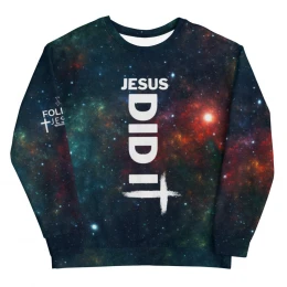 Jesus Did IT Sweatshirt (blue)