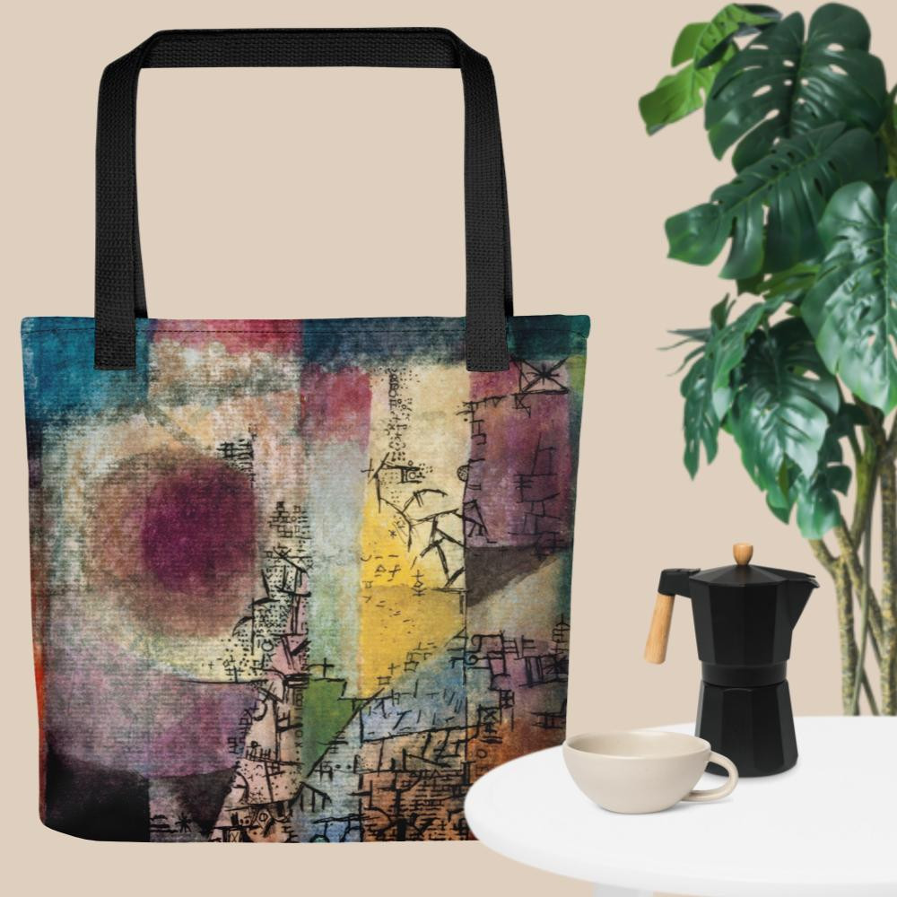 Tote bag: Purple & Yellow Heat