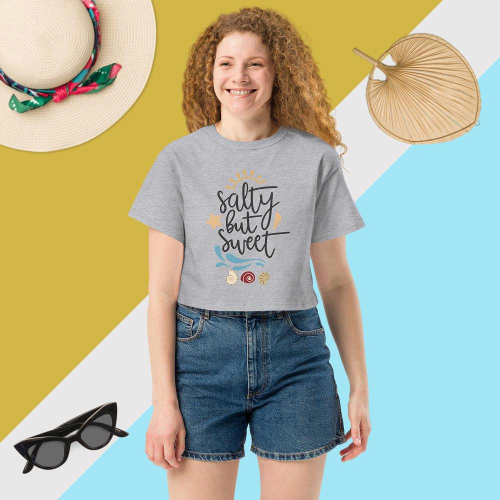 Champion crop top: Salty But Sweet