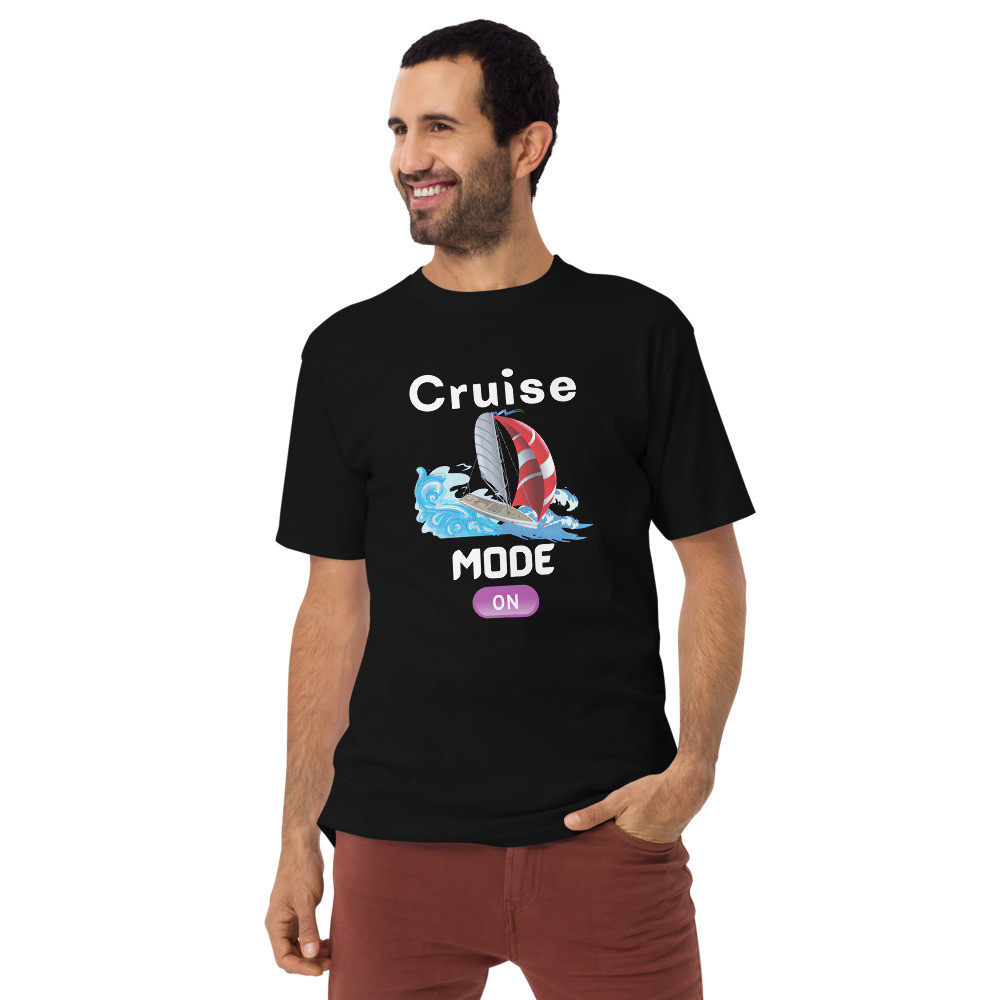 Men’s premium heavyweight tee: Cruise Mode