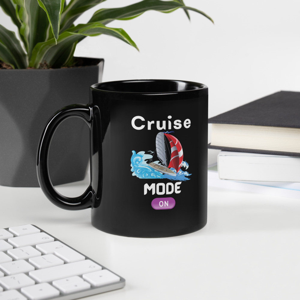 Black Glossy Mug: Cruise Mode