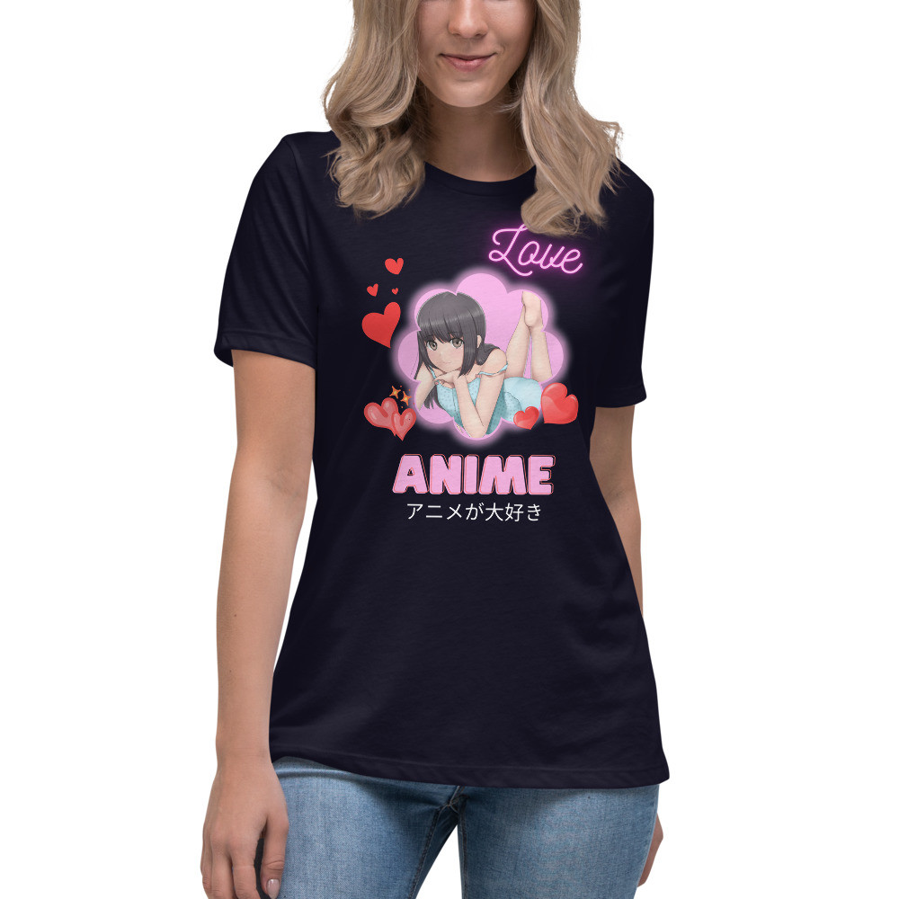 Women's Relaxed T-Shirt: Love Anime