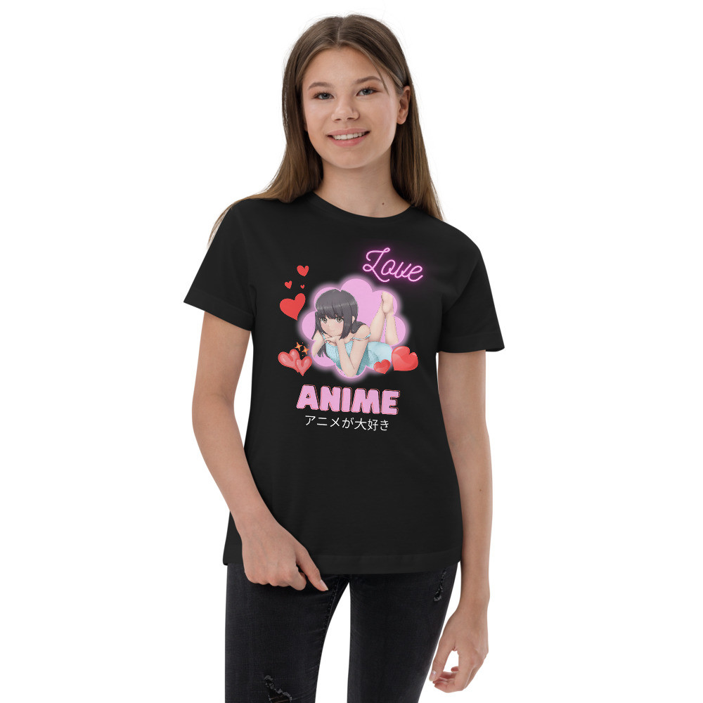 Youth jersey t-shirt: Love Anime