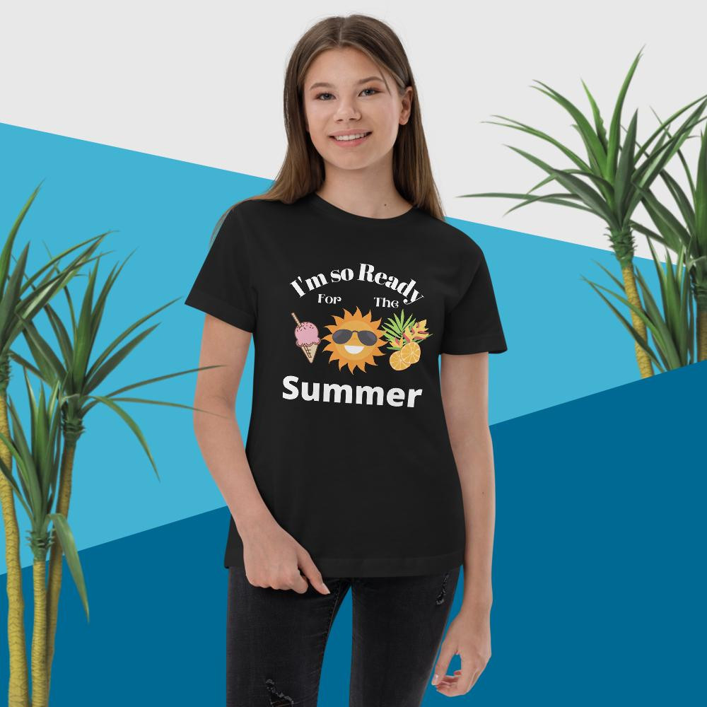 Youth jersey t-shirt: I'm So Ready For Summer