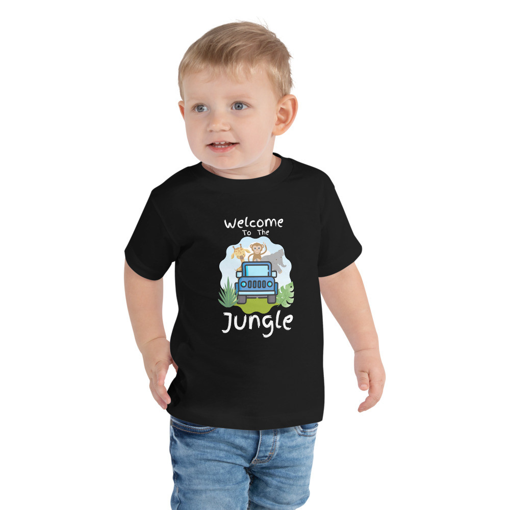 Toddler Short Sleeve Tee: Welcome To The Jungle