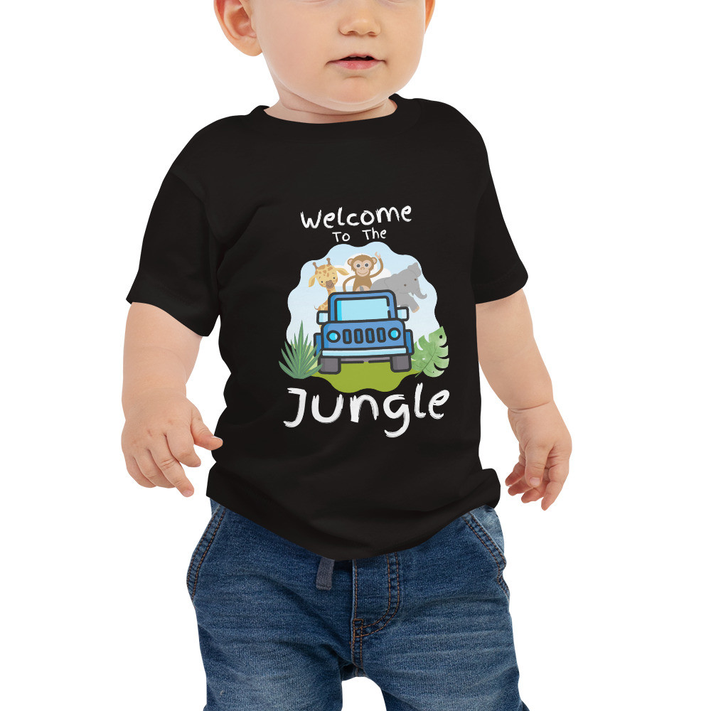 Baby Jersey Short Sleeve Tee: Welcome To The Jungle