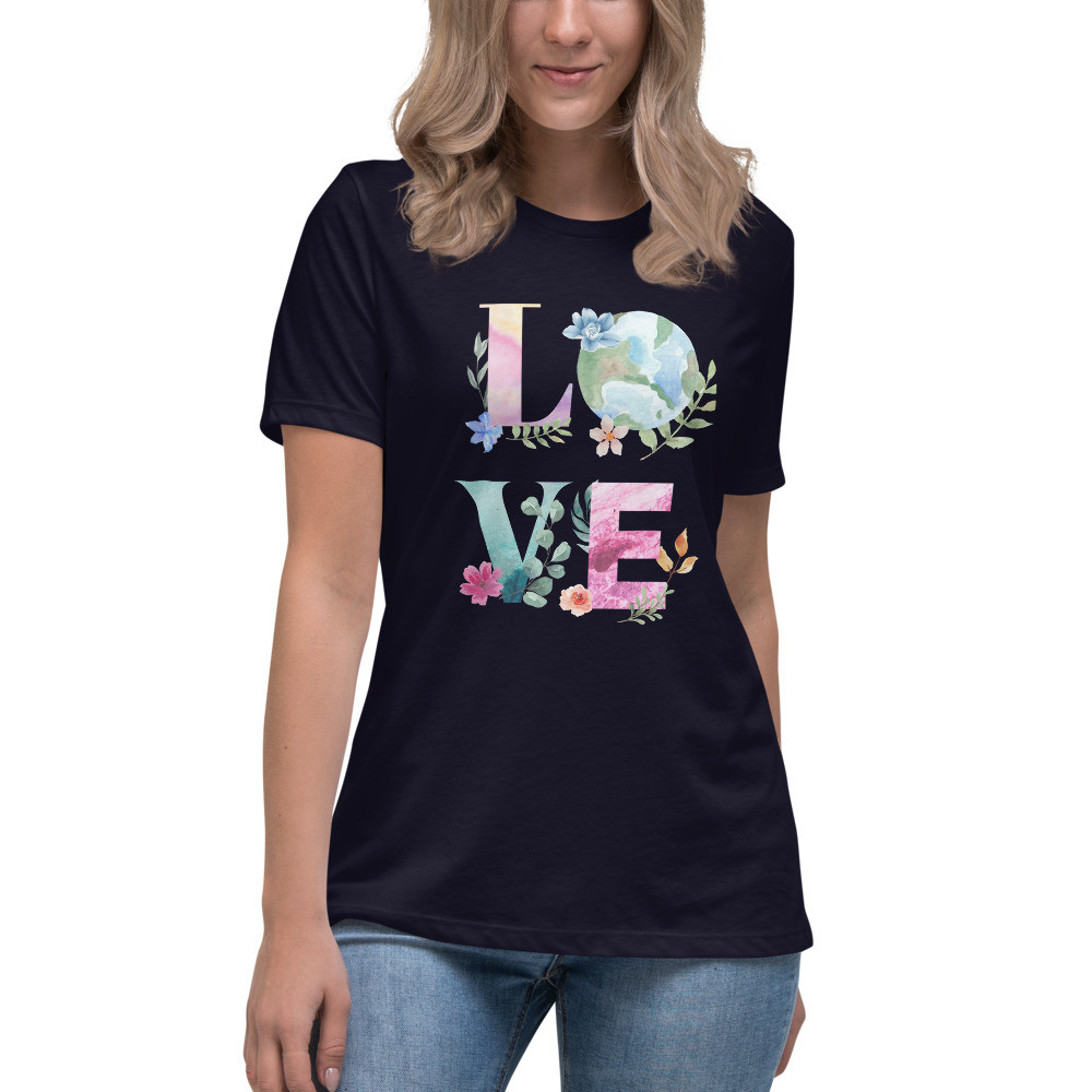 Women's Relaxed T-Shirt: Love