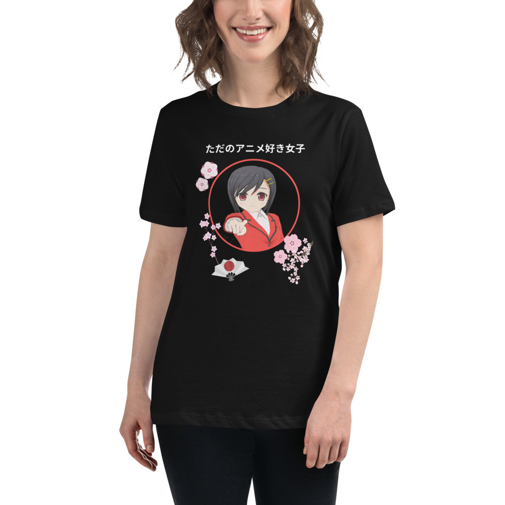 Women's Relaxed T-Shirt: Just A Girl Who Loves Anime