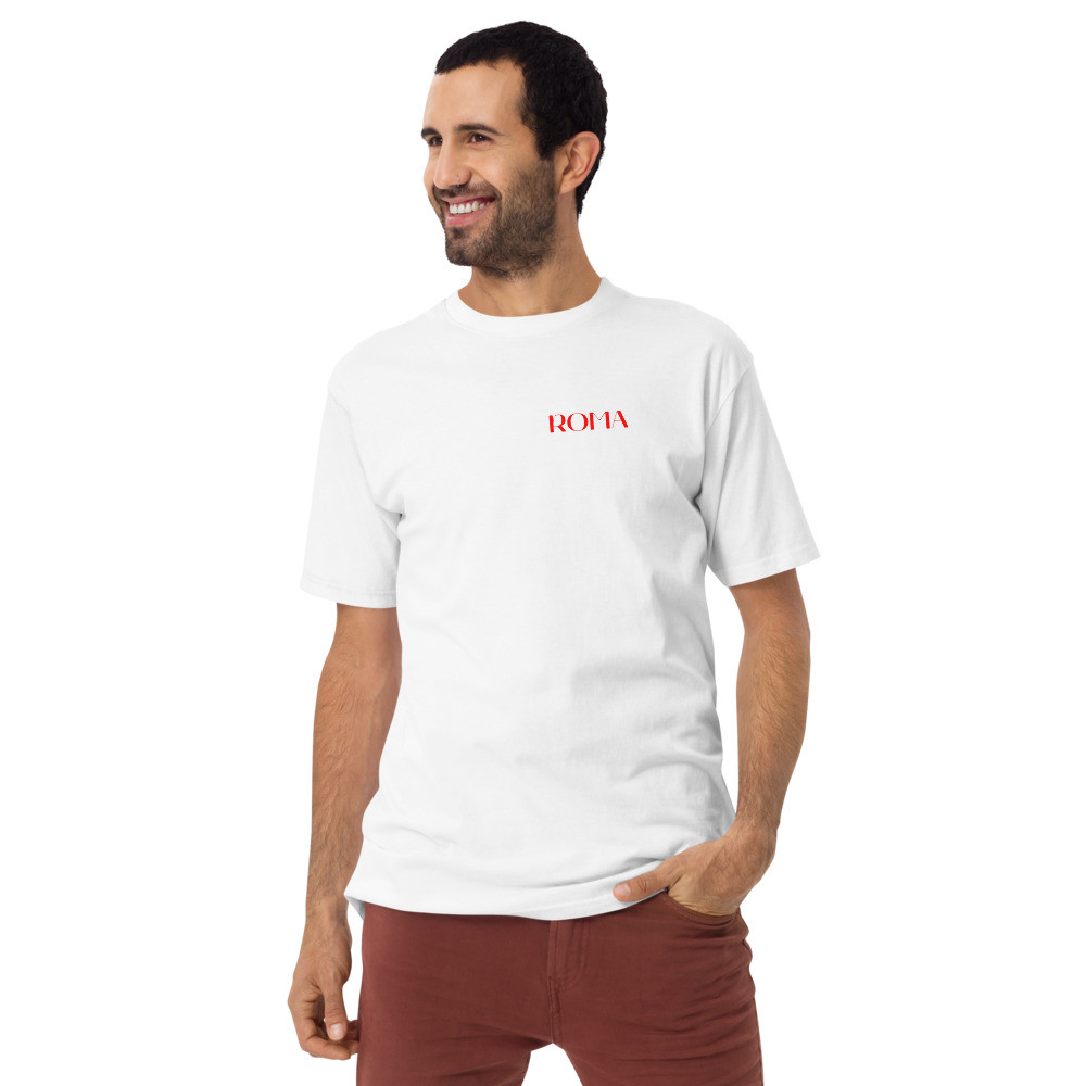 Men’s premium heavyweight tee: Roma
