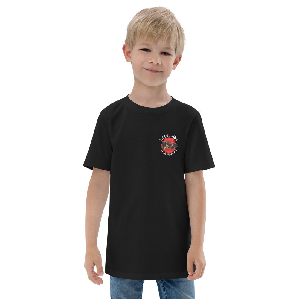 Youth jersey t-shirt: Hot Rod's Garage