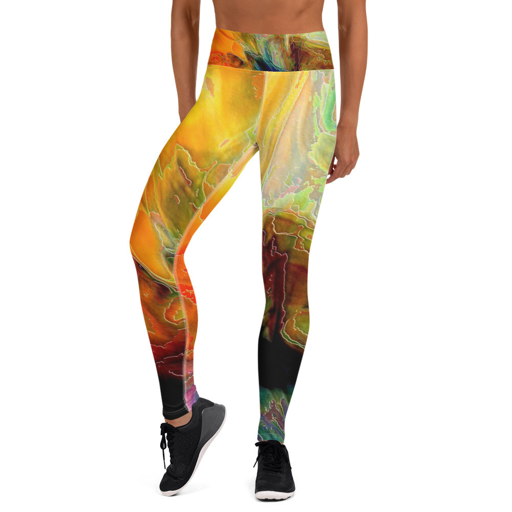 Yoga Leggings: Sunset