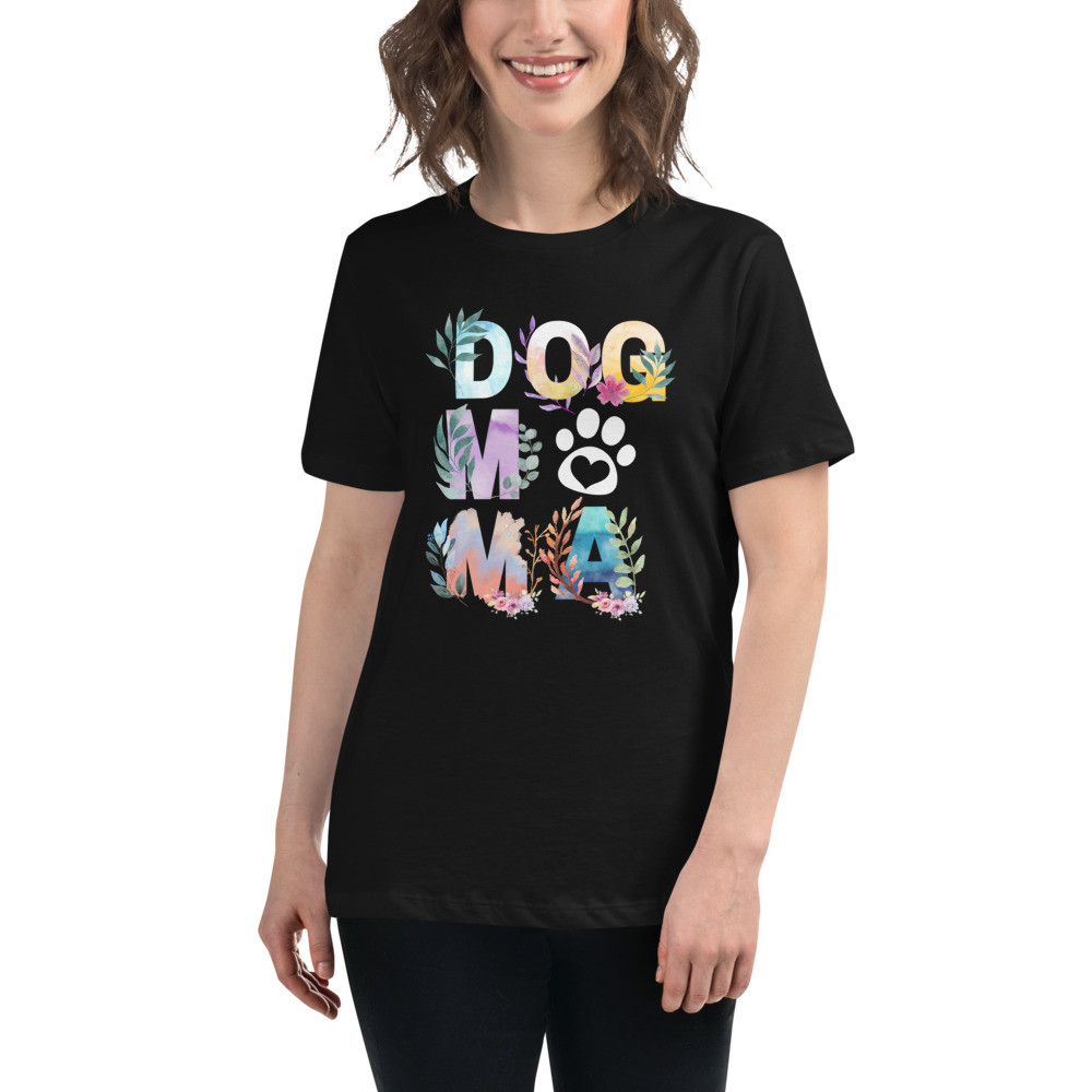 Women's Relaxed T-Shirt: Dog Mama