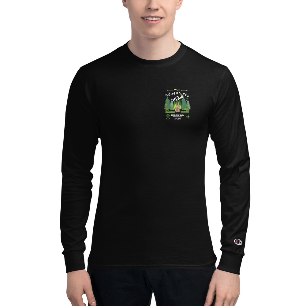 Men's Champion Long Sleeve Shirt: Wild Adventure