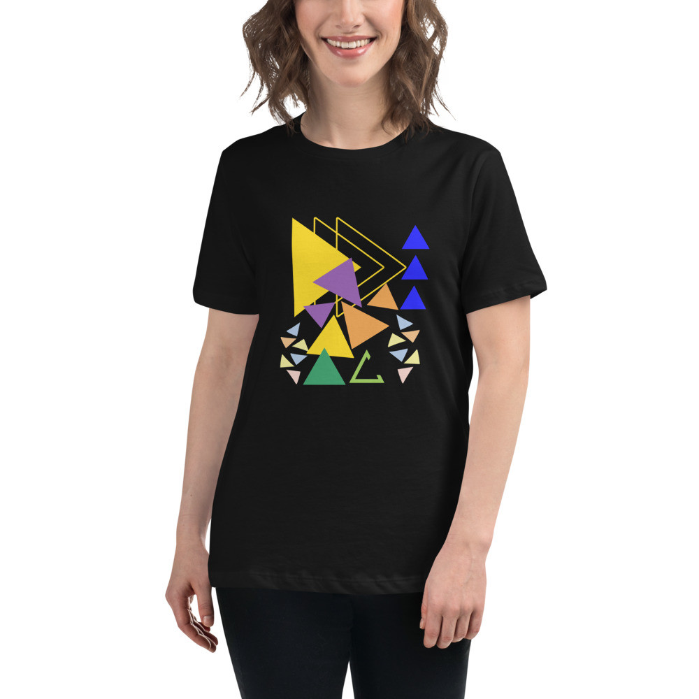Women's Relaxed T-Shirt: Triangles