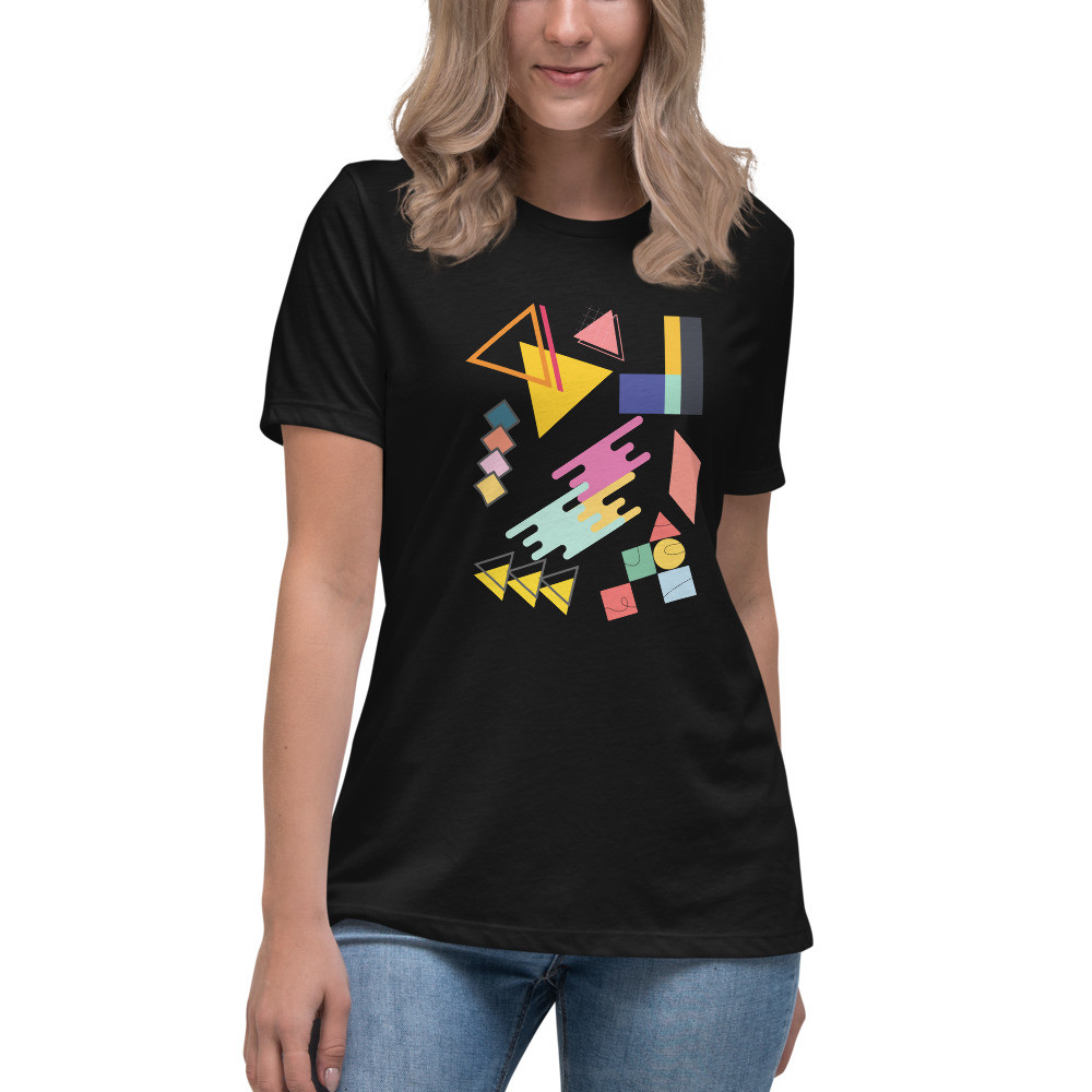 Women's Relaxed T-Shirt: Triangles II