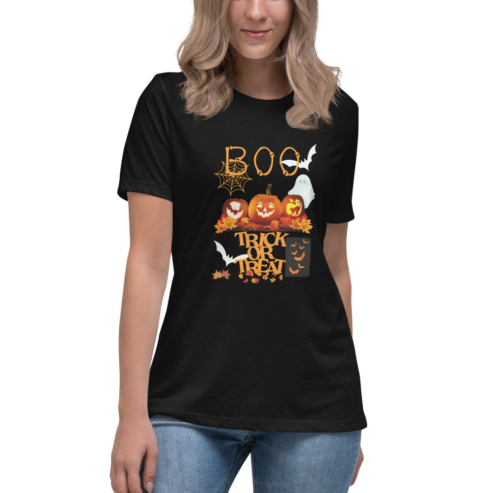 Women's Relaxed T-Shirt: Boo, Are You Scared Yet