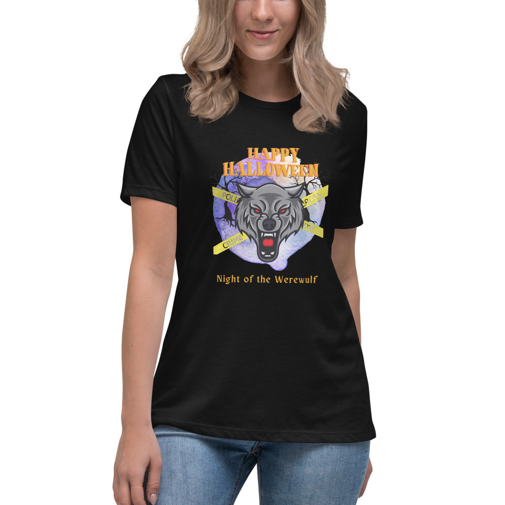 Women's Relaxed T-Shirt: Night of the Werewulf