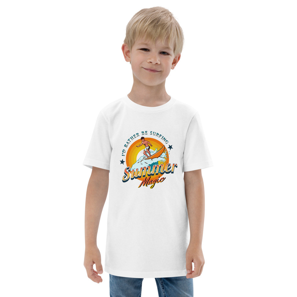 Youth jersey t-shirt: Summer Magic - Surfing