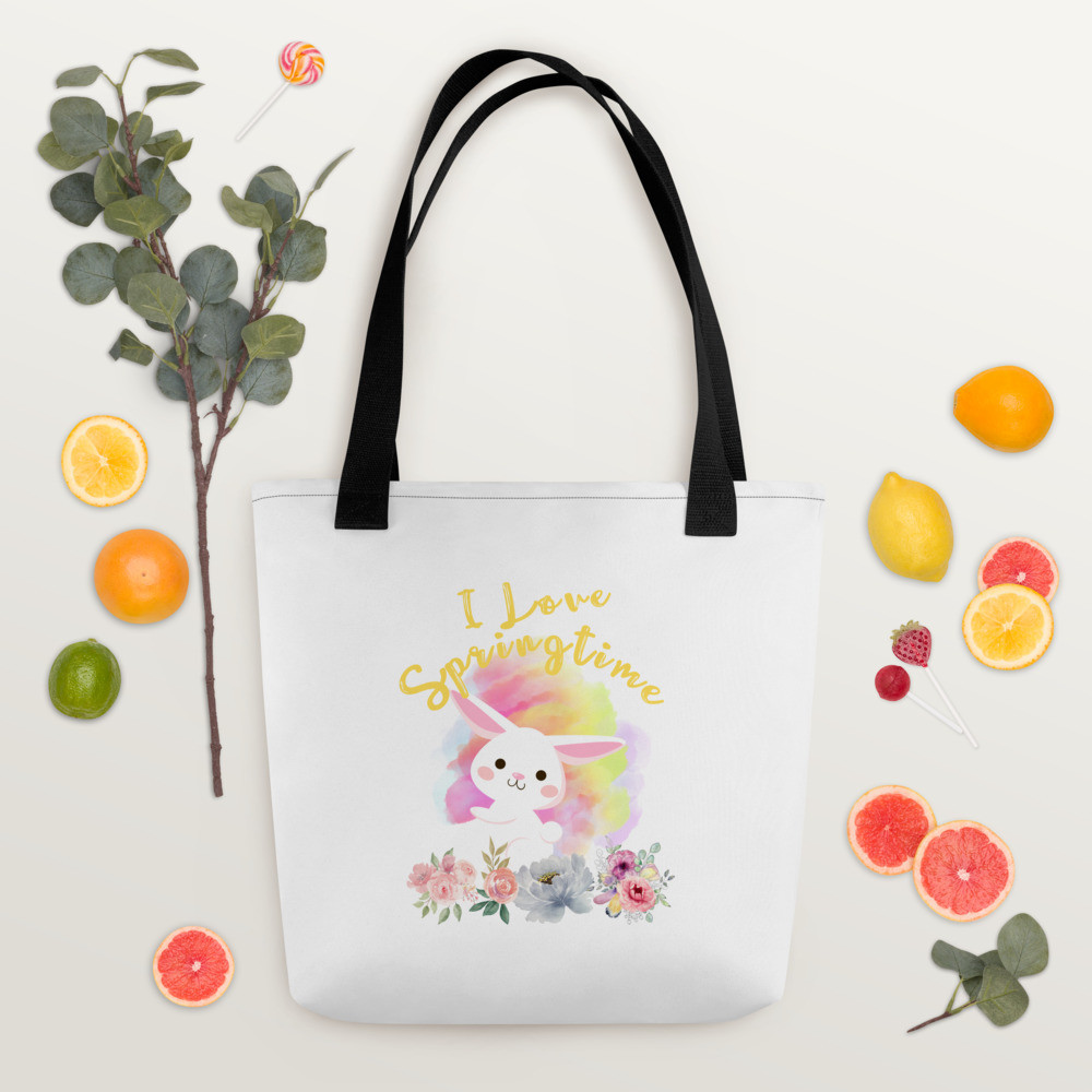Tote bag: I Love Springtime