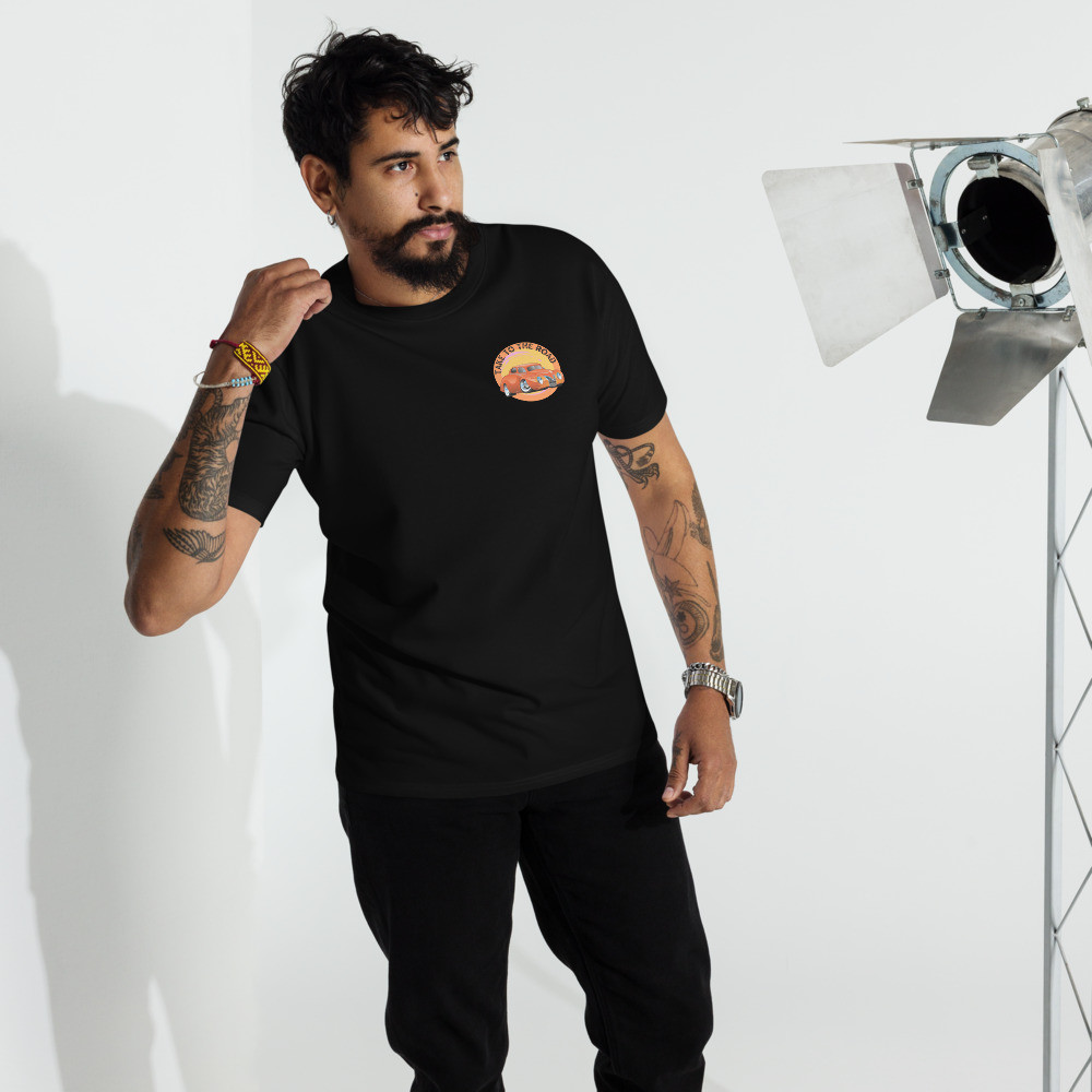 Men’s premium heavyweight tee: Take To The Road